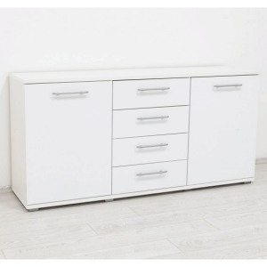 Bijela Komoda sa Ladicama/fiokama i policama DALY
