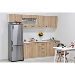 Kuhinja NINA 260 cm – Svijetlo Smeđa, Iveral