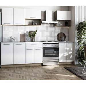 Kuhinja Viola 2.0m – Bijela  Radna Ploča, Moderna kuhinja