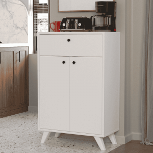 Višenamjenski ormarić sa 2 vrata i ladicom – kompaktni organizer