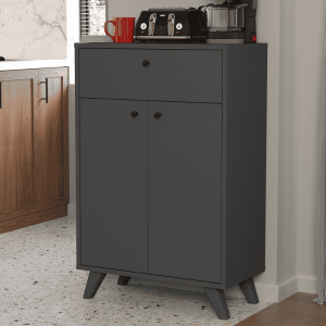 Ormarić antracit sa 2 vrata i ladicom – moderni organizer