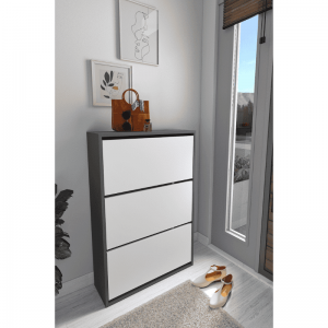 Cipelarnik ENA antracit-bijeli 73,6x24x110 cm