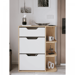 Cipelarnik SARA bijela-drvo 90,1x32,1x106,4 