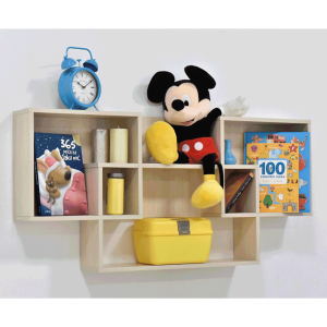 TEEN Polica Bagrem Dekor – 125 cm Visine, Moderna i Stabilna