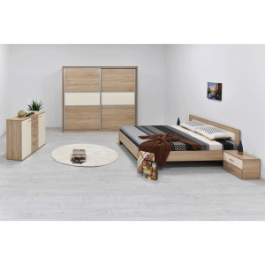 Spavaće Sobe EMPIRE 2 ormar + krevet + 2xnoćnik + komoda