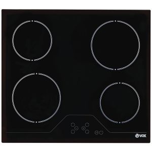 Ugradbena ploča VOX EBC400DB, Staklokeramička, 6500W