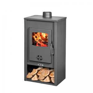 Kamin BASEL 8–10 kW – Kamin na čvrsto gorivo sa čeličnom pločom