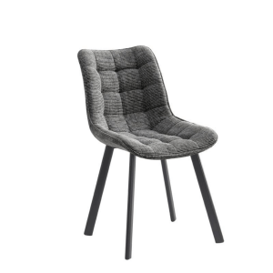 ELIN Siva Trpezarijska Tapacirana Stolica