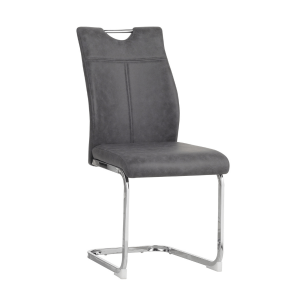 Siva Trpezarijska Stolica NELI – Udobnost i Moderan Stil