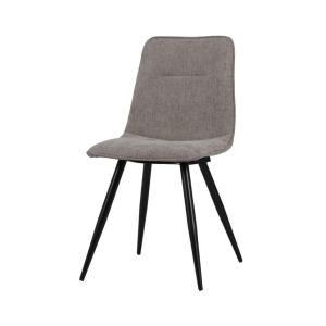 LUNI Moderne Stolice – Tapacirano Sjedalo u Sivoj Tkanini