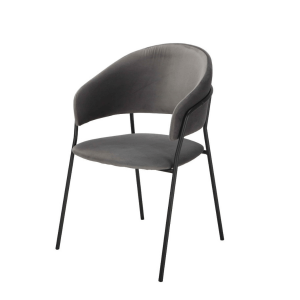 DALA Soft Comfort – Siva Stolica za Trpezariju