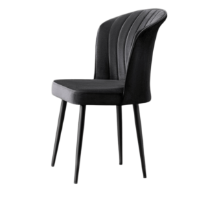 RUBI Modern Tamno Siva Trpezarijska Stolica