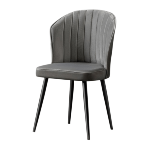 RUBI Elegant Siva – Tapacirana Trpezarijska Stolica