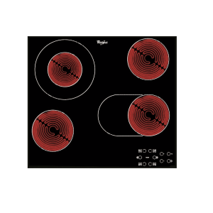 Whirlpool ugradbena ploča AKT 8190/BA – 58 cm, električna, prednje kontrole