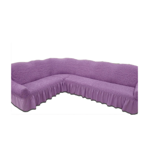Narcis pamučni prekrivač za ugaonu – elegantna ljubičasta navlaka