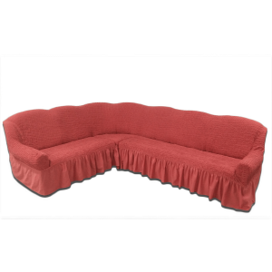 Narandžasta pamučna navlaka Narcis – ugaoni model 4–5,5 m