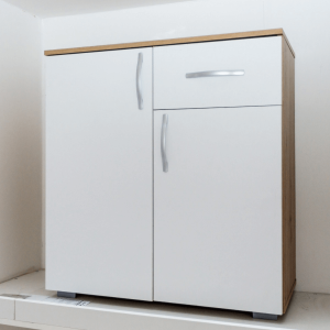 Komoda LION 2K1F – Moderna komoda sa ladicom i policama 80 cm