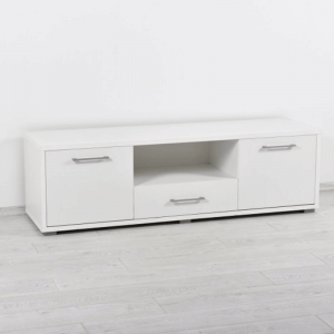 Bijela TV Komoda SIMPLY – Moderna RTV Komoda za Dnevni Boravak 160 cm