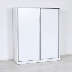 Klizni Ormar LUX I Bijeli, Iverica 16mm, Melaminska Folija, 183x150x60 cm