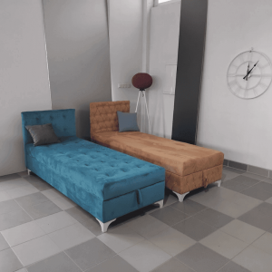 Krevet samac Vera 90x200 cm – Jednokrevetni ležaj PU spužva 8 cm + Memory pjena 6 cm