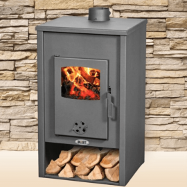 Kamin BLIST PADOVA 9–11 kW – Peć na čvrsto gorivo sa čeličnom pločom